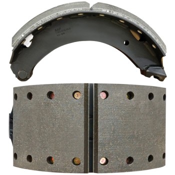 SAF Z9-4218, x4 Lined Brake Shoes - 420 x 180mm. Comes with Hardware